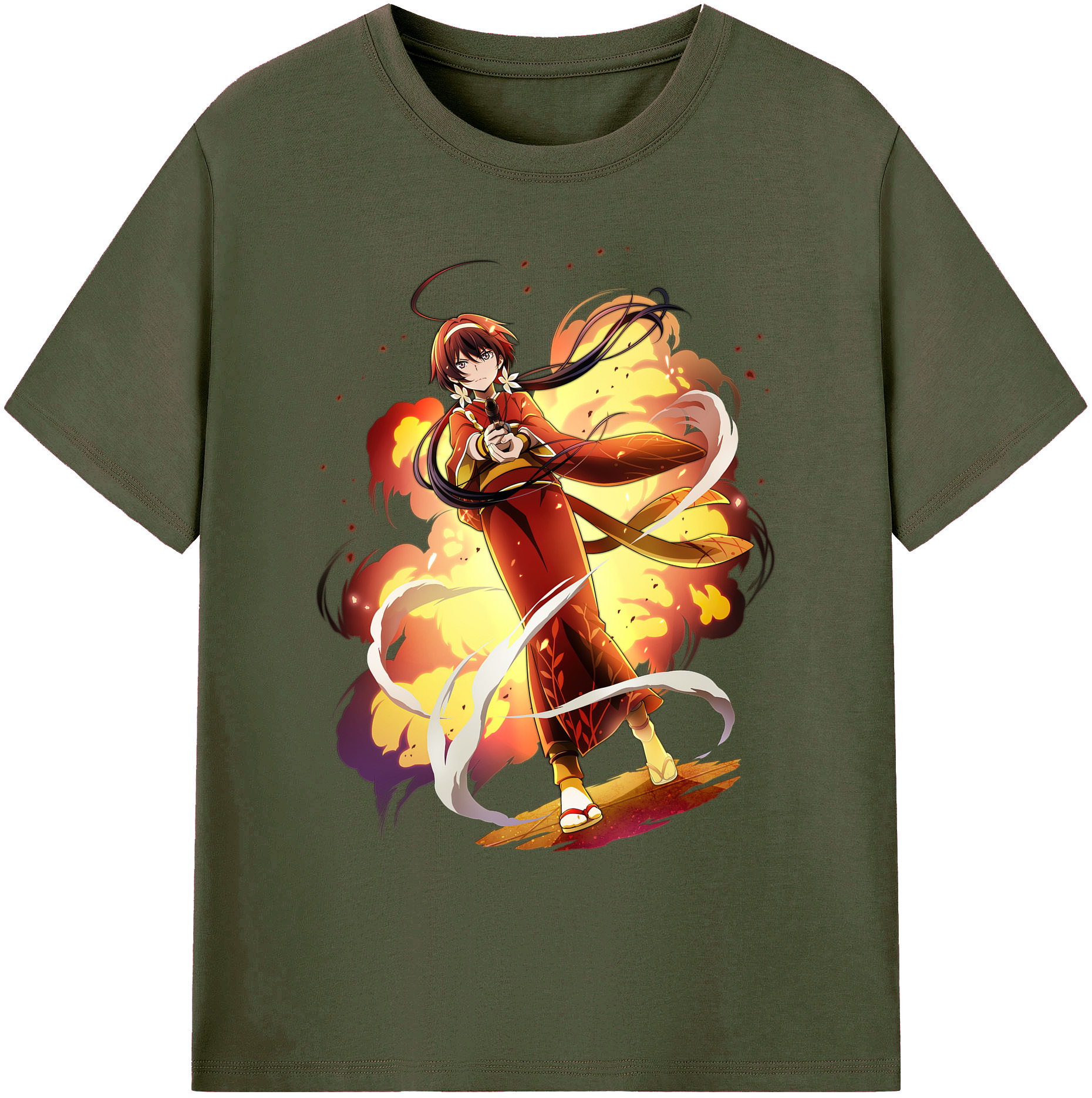 （画像用） 文豪ストレイドッグス Bungo Stray Dogs 綿100％ メンズ半袖Tシャツ｜肌触りやわらか＆通気性